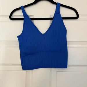 Blue Wishlist Padded Bralette Tank Top Gently Worn Size M/L